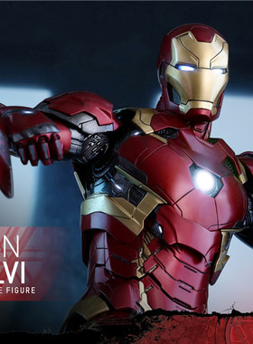 HT MK46 美国队长3 内战 合金钢铁侠 Hottoys 1/6 钢铁侠 mark46