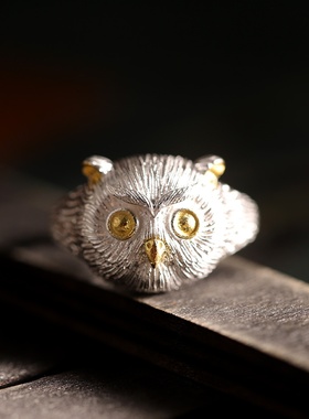 本月新品限时优惠潮酷足银戒指