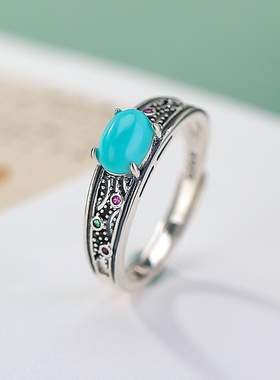 本月新品限时优惠绿松石戒指女
