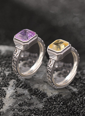 本月新品限时优惠如意方形戒指