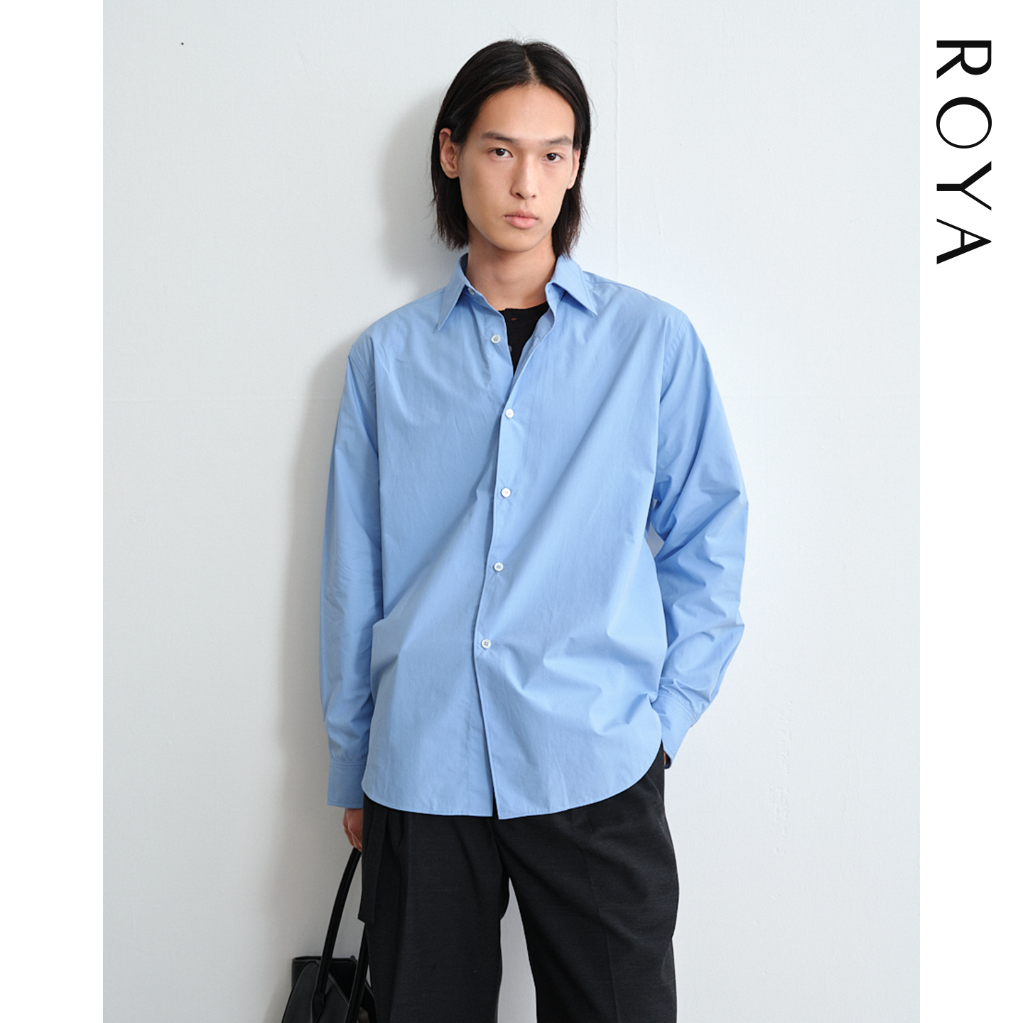 ROYA | 新疆长绒棉府绸长袖衬衫阿克苏产高支长绒棉轻薄纸感春款,男装,衬衫,淘宝优惠券,粉丝福利购,淘宝优惠卷