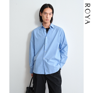 ROYA | 新疆长绒棉府绸长袖衬衫阿克苏产高支长绒棉轻薄纸感春款