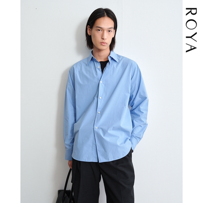 ROYA | 新疆长绒棉府绸长袖衬衫阿克苏产高支长绒棉轻薄纸感春款