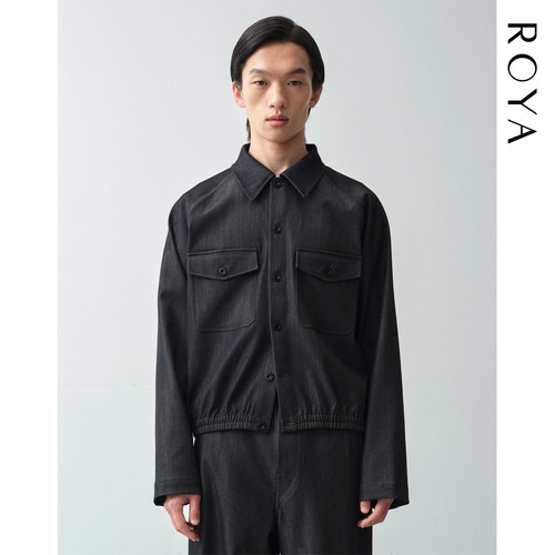 ROYA丨25SS澳毛丹宁牛仔夹克