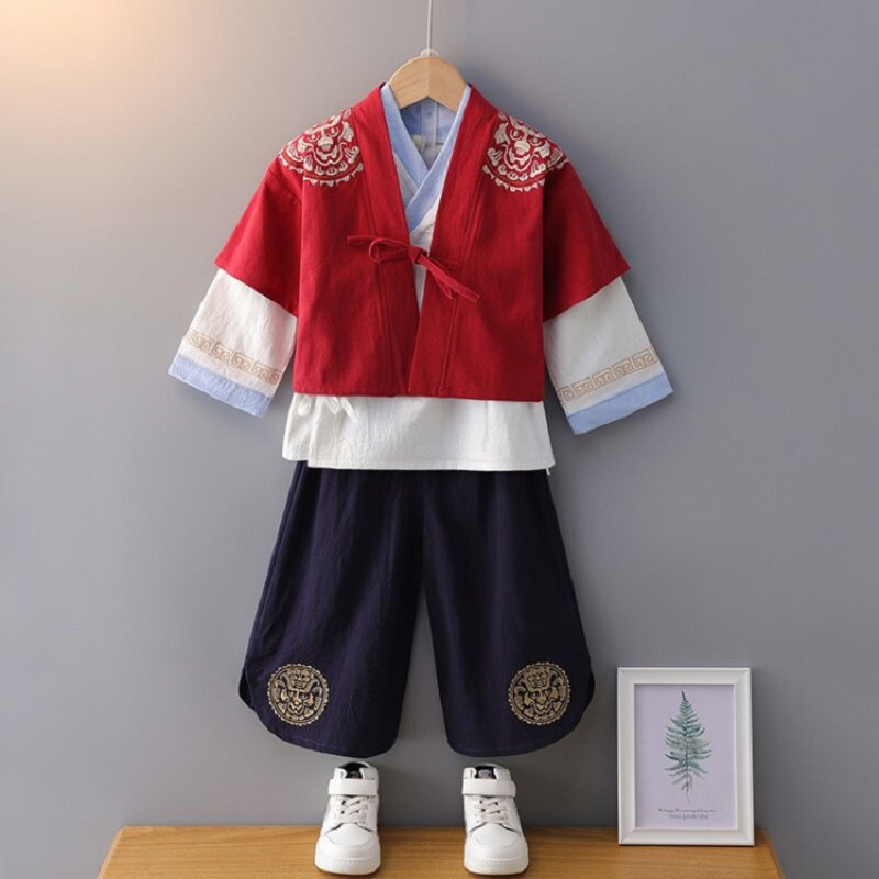 幼儿园超仙演出服弟子规男童汉服