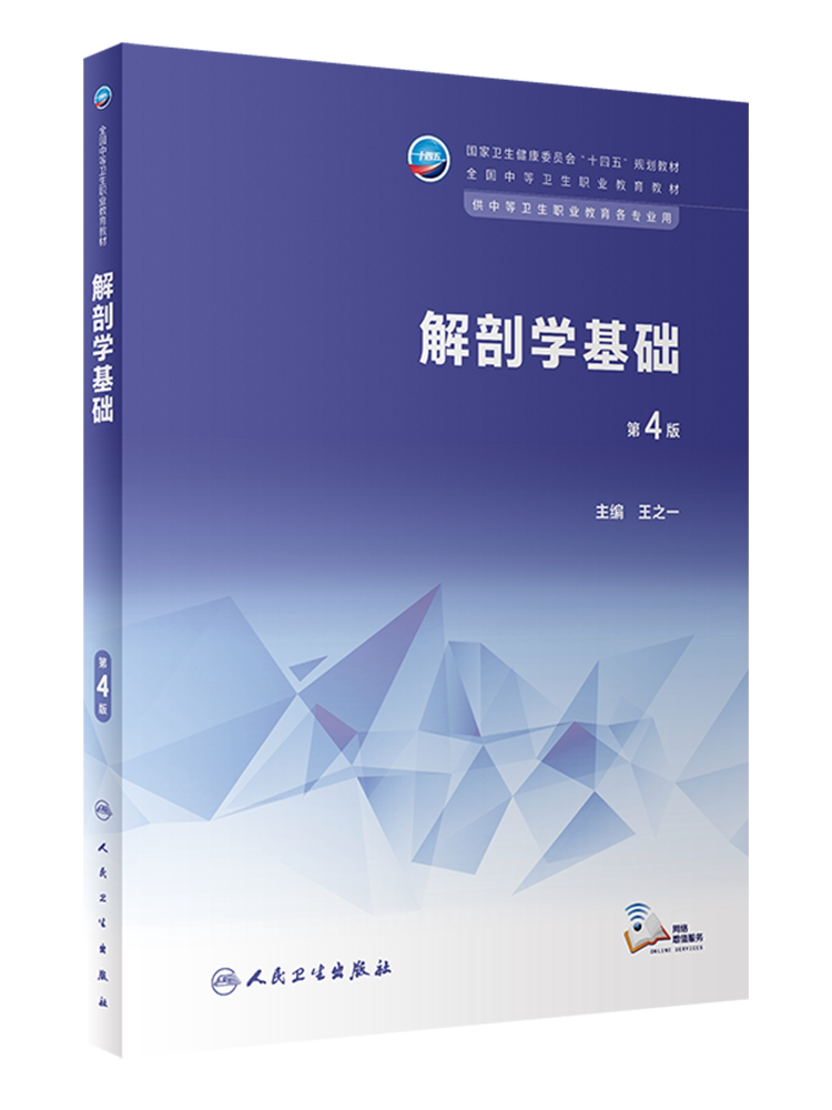解剖学基础 第4版 中职基础课 配增值 主编王之一供中等卫生职业教育