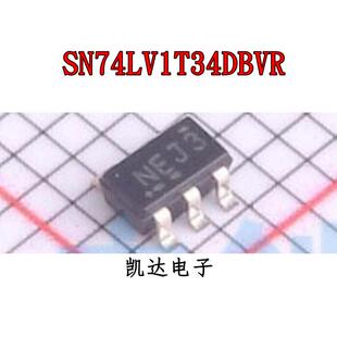 SN74LV1T34DBVR 丝印NEJJ NEJ3 SOT23-5封装 逻辑电平转换器 全新