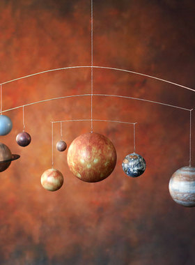 荷兰Authentic Models装饰挂饰太阳系九大行星宇宙太空星球悬挂