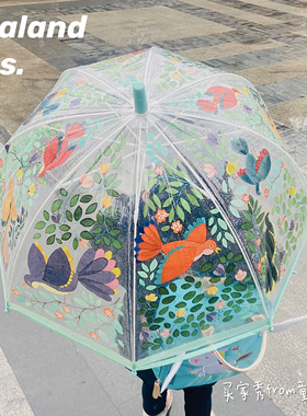 【djeco】雨伞包包法国儿童透明雨伞音乐盒身高尺风筝