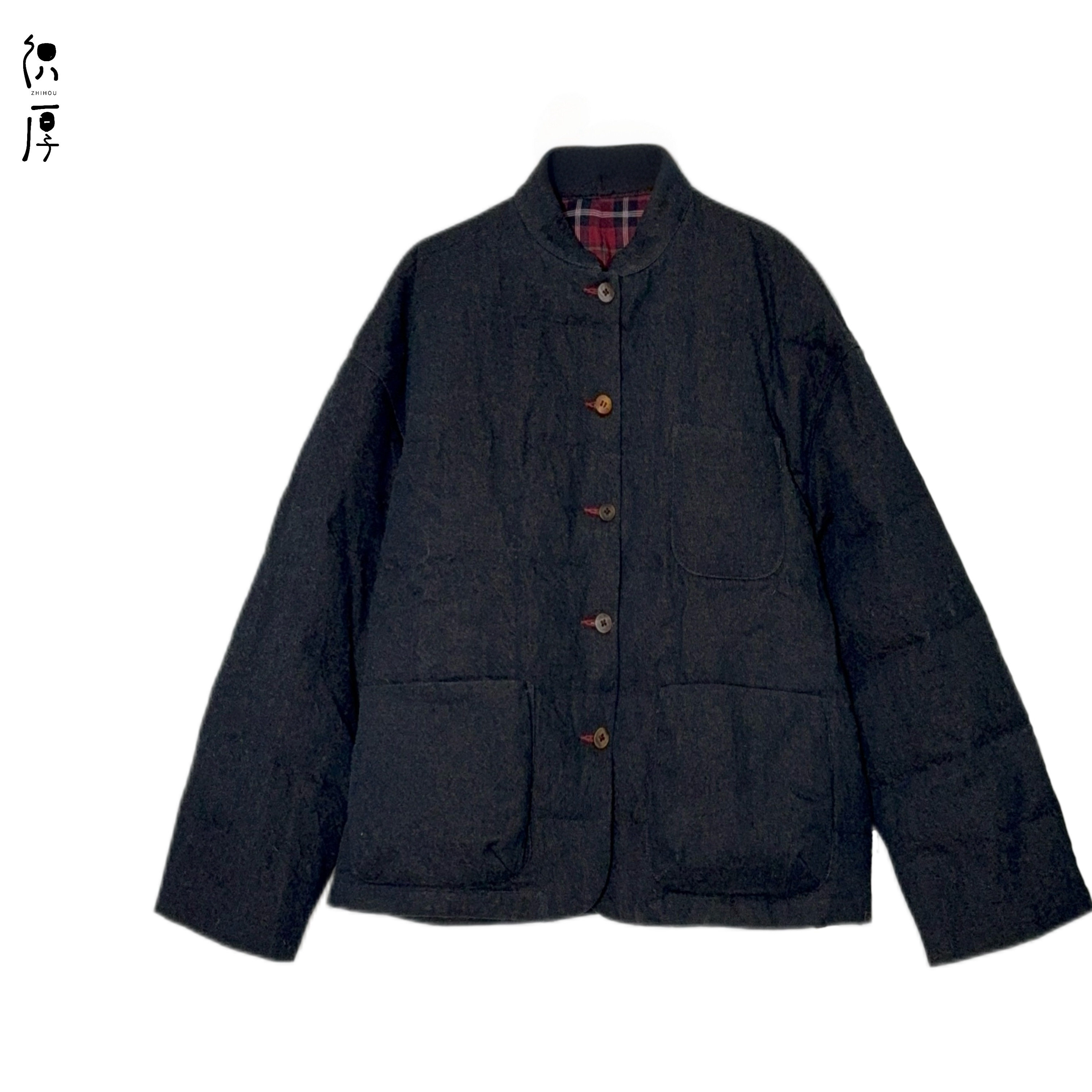 织厚冬款复古做旧95白鸭绒羽绒服