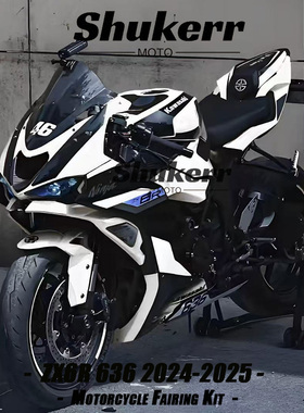 适用川崎忍者 Ninja ZX-6R 636 ZX6R 24-25款 黑白版画 版画定制