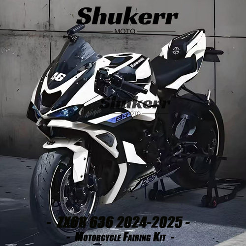 适用川崎忍者 Ninja ZX-6R 636 ZX6R 24-25款 黑白版画 版画定制