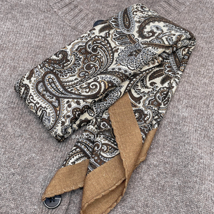 丝毛丝巾高级感系脖 老钱风真丝羊毛围巾女秋冬季 After 古巴比伦