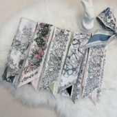 原创twill丛林蝴蝶 桑蚕丝真丝绑包包手柄丝巾小飘带长条丝带发带