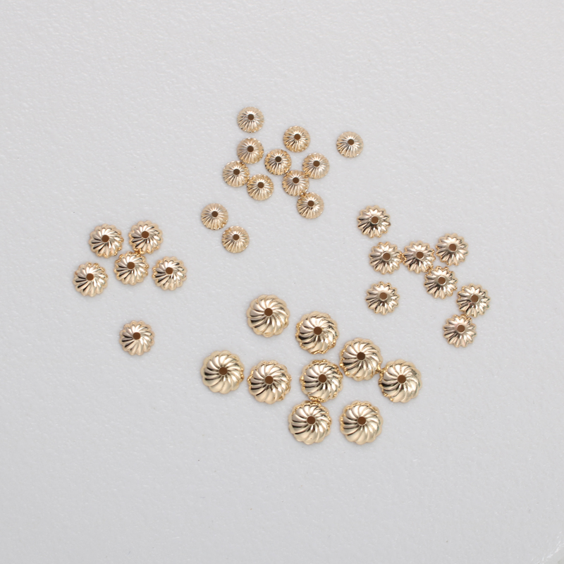 月亮饰品镀金14K保色花托