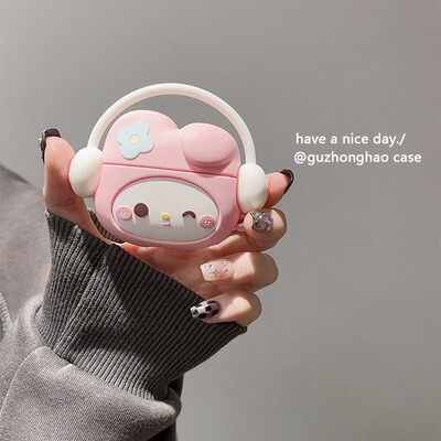 3个21任选可爱美乐蒂库洛米适用AirPodspro2代苹果1/2/3代防摔pro耳机硅胶