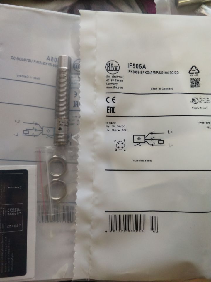 易福门德国接近开关传感器