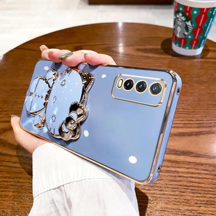 适用VIVO Y20S手机壳Y20防摔Y12S国际版Y20i硅胶Y12A保护套V2026创意KT猫V2027补妆镜子V2102支架V2029新款