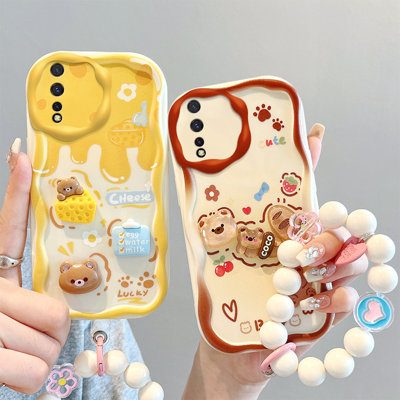 适用VIVO1907海外版手机壳气囊防摔透明软全包边保护套国际版个性创意立体卡通可爱潮女新款