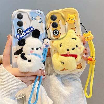 适用OPPO A3Pro 5G海外版手机壳A80 5G国际版气囊防摔软硅胶CPH2639保护套个性创意立体毛绒卡通可爱女新款