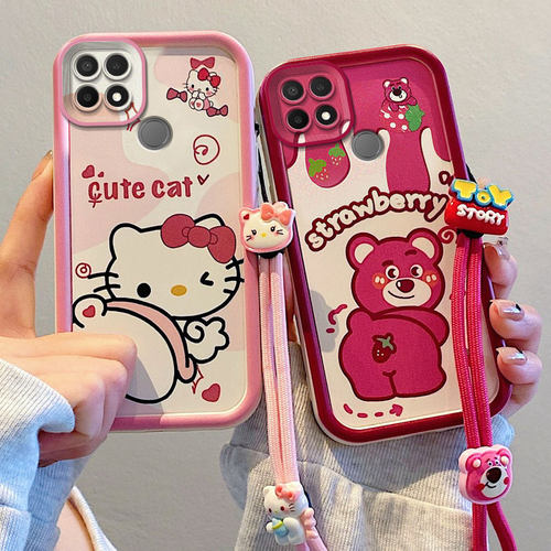 适用OPPO A15手机壳气囊防摔A15S软全包边CPH2185保护套个性CPH2179创意卡通可爱潮女新款