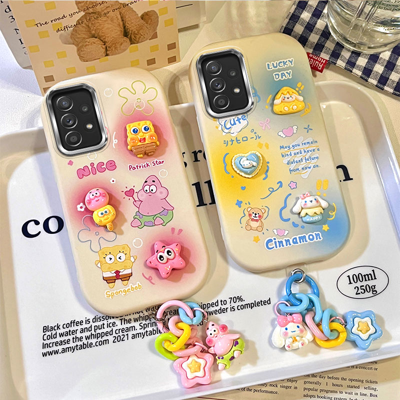 适用三星Galaxy A52S手机壳A54 5G防摔A53创意A51 4G保护套A52立体A55卡通A32新款A33 5G硅胶A50软创意可爱女