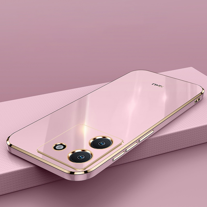 适用小米POCO M7Pro 5G海外版手机壳POCO M7 Pro 5G防摔硅胶全包边保护套电镀个性创意简约男女情侣新款