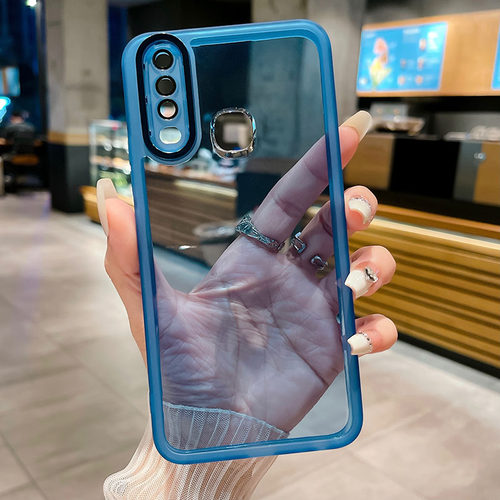 适用Vivo1904手机壳防摔硅胶软海外版保护套透明简约全包边自带镜头膜男女情侣新款