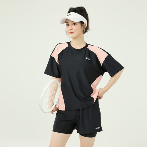 大码泳衣女胖mm200斤分体三件套