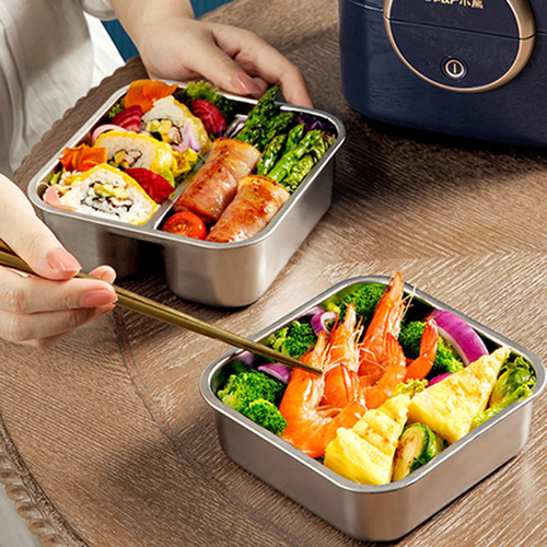 小熊配件不锈钢内胆分隔电饭盒