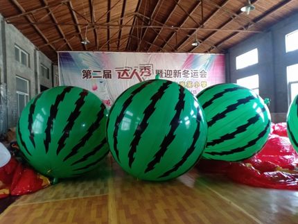 定制充气水果草莓西瓜卡通气模 仿真充气行走人偶 草莓园闭气草莓