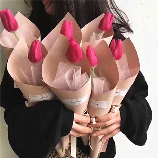 全国配送单支包装纸红玫瑰鲜花速递广州北京上海公司团购帮开发票