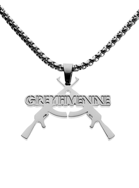 Suicideboys SUICIDE BOYS AK GREY59 Hip Hop Chain Necklace