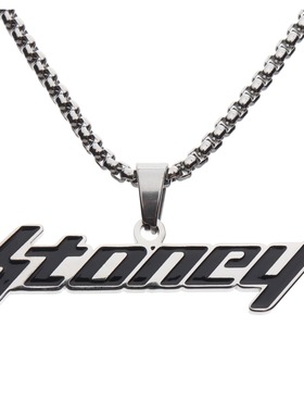 Post Malone Stoney necklace 马龙欧美潮牌嘻哈个性情侣吊坠项链