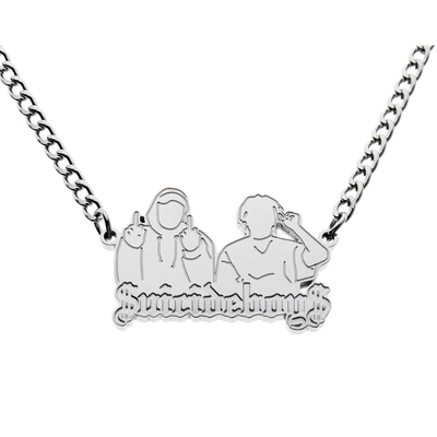Suicideboys SUICIDE BOYS Hip Hop Pendant Chain Necklace 项链
