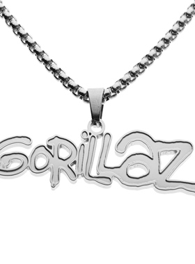 Gorillaz Blur Hip Hop Pendant Chain Necklace