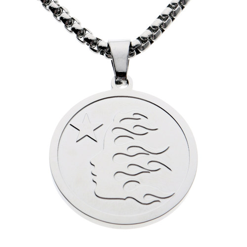 Hellstar Logo Pendant Chain Necklace 项链