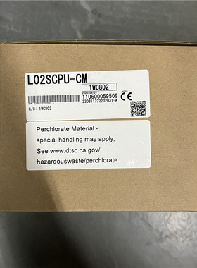 全新原装三菱CPU模块L02SCPU-CM 全国联保一年 现货 包邮！