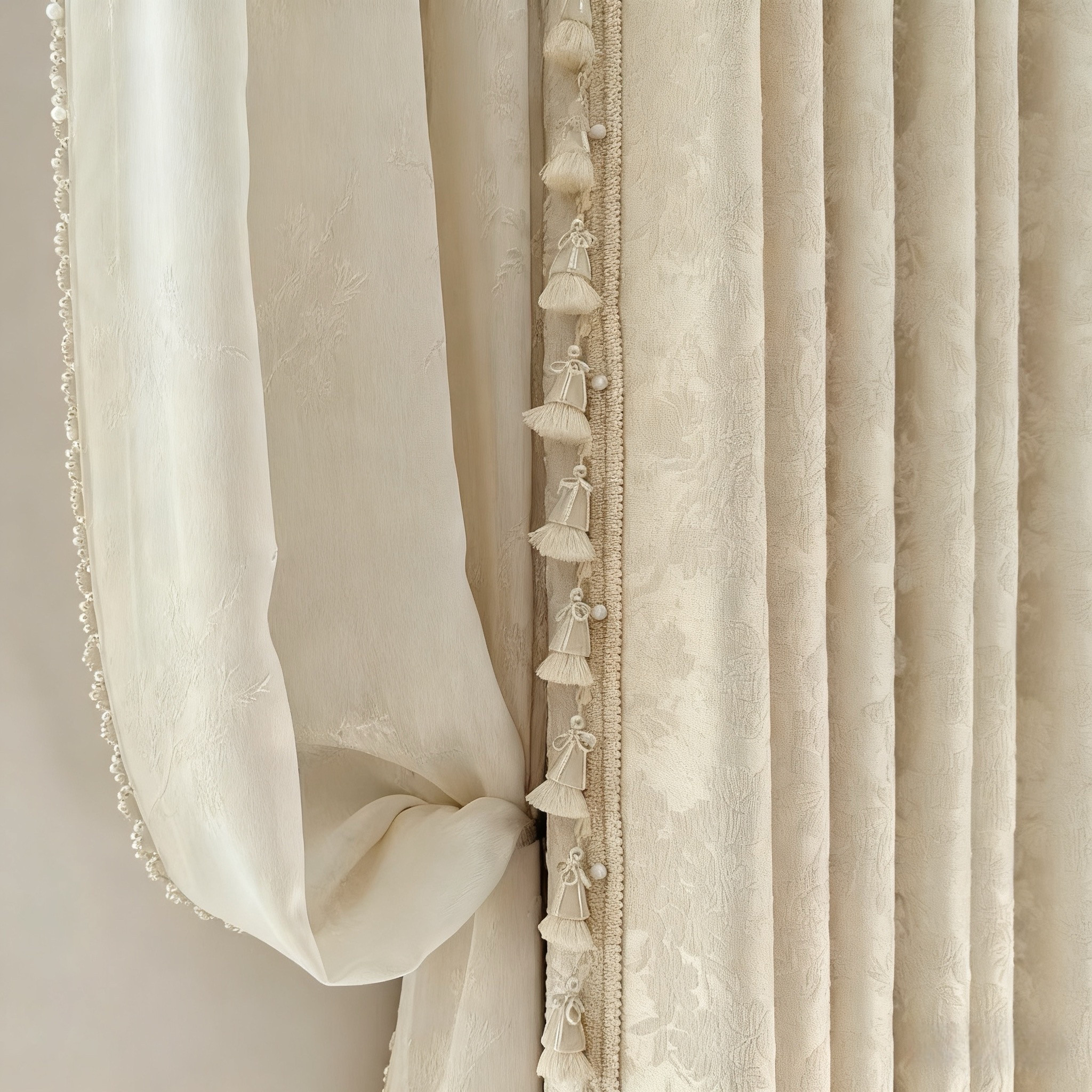 语馨窗帘配件新款窗帘花边辅料法式流苏穗子立边手工装饰配件吊球,居家布艺,花边/蕾丝,淘宝优惠券,粉丝福利购,淘宝优惠卷