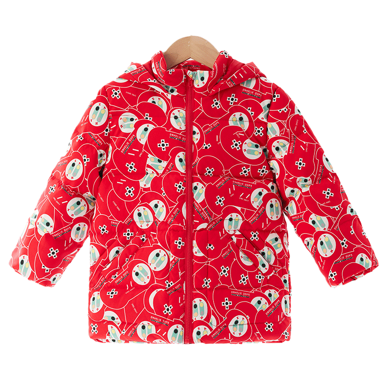信号灯加厚羽绒服海威迩男童