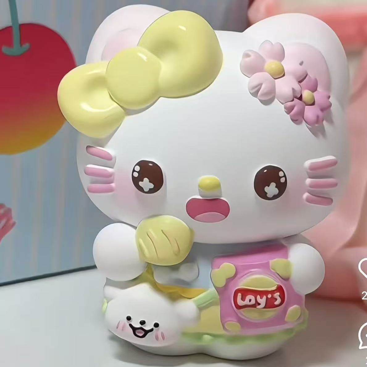 新款KT猫全系列大号石膏娃娃涂色儿童DIY手工彩绘礼物kitty猫玩具