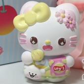 新款 KT猫全系列大号石膏娃娃涂色儿童DIY手工彩绘礼物kitty猫玩具