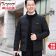 保暖爸爸冬装 啄木鸟冬季 外套 立领羽绒服短款 加厚中年男士 新款 男装