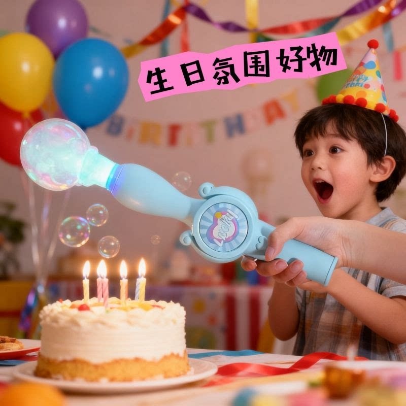 男孩女孩3-12岁可以拍打的泡泡