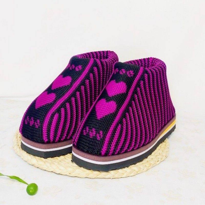 新款孺子牛冬季手工编织棉拖鞋男女冬季居家高帮防滑包跟毛线拖鞋,居家布艺,居家棉拖/棉鞋,淘宝优惠券,粉丝福利购,淘宝优惠卷