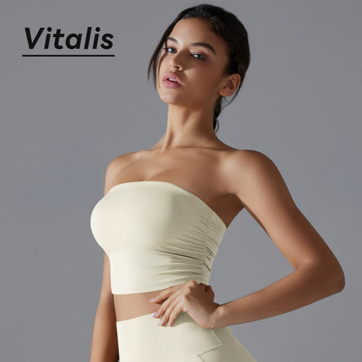Vitalis透气防脱瑜伽裹胸上衣