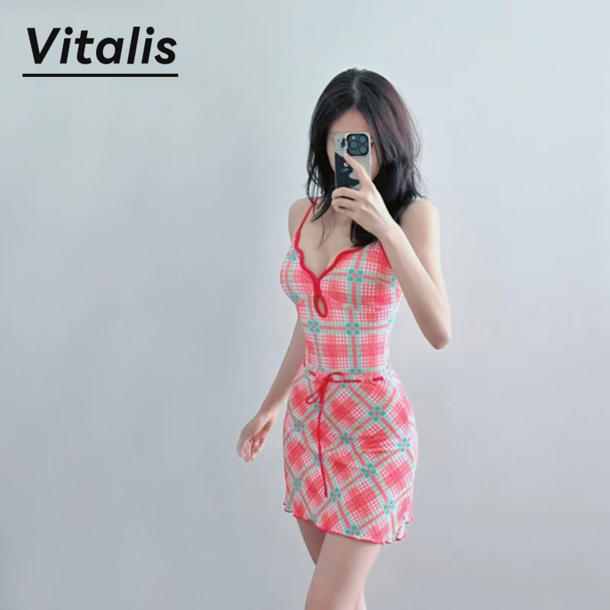 Vitalis娜扎同款泳衣女2025新款