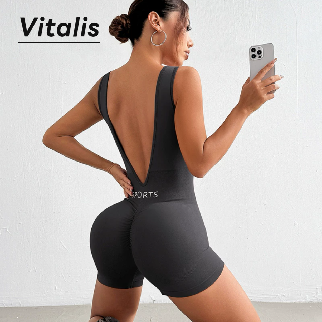 Vitalis无缝裸感美背瑜伽套装