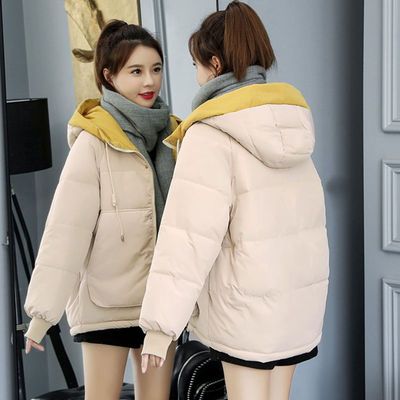 大码棉服女短款ins面包服加厚棉袄韩版宽松冬季棉衣外套