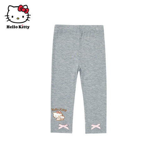 Hello Kitty凯蒂猫女童春秋女童莫代尔打底裤宝宝休闲裤长裤